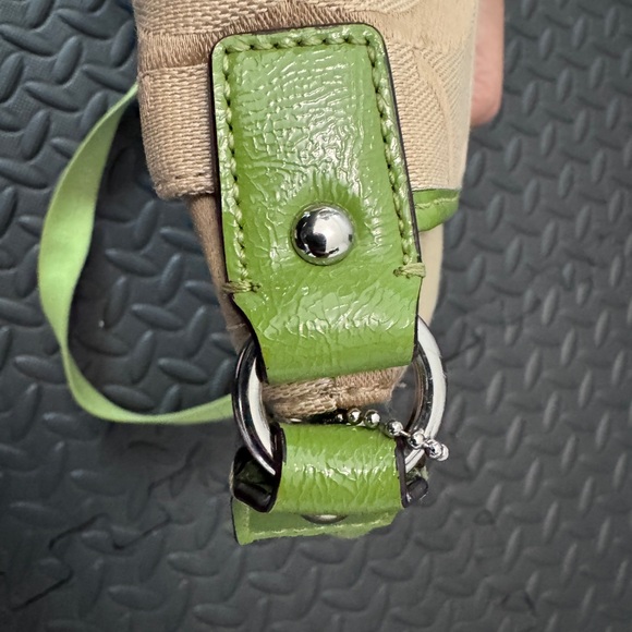Coach Green and Tan Crossbody Bag - Picture 11 of 12